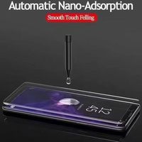 Pelindung Layar Kaca Samsung Galaxy S23/S22 Plus/S24 Ultra GradeAaa+ 3D Melengkung UV Lamp Liquid Full Glue Tempered Glass