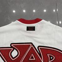 T-shirts pour hommes VARE ALL DAY, vêtements de marque de haute qualité, design à blocs de couleurs noir et blanc, effet délavé à l'acide, vente en gros par fournisseur