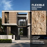 Prix compétitif Carreaux flexibles en céramique de porcelaine douce mcm Nouvelle pierre flexible Revêtement mural en pierre pour murs extérieurs