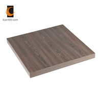 Table de salle à manger en mélamine pour intérieur, mobilier de jardin en bois, table d'extérieur