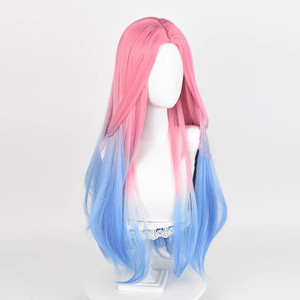 Wholesale Alien Stage Cosplay 75cm Long Straight Pink <strong>Blue</strong> Ombre Mizi <strong>Wig</strong> Synthetic Anime Heat Resistant Hair Cosplay <strong>Wig</strong> - Product Image 3