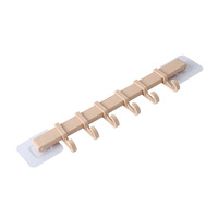 Crochets muraux adhésifs puissants transparents pour portes et murs, supports pour serviettes, vêtements, clés, organisateur de cuisine et salle de bain, crochet de rangement
