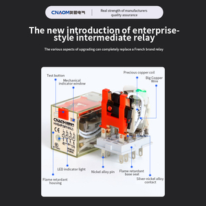 MY2NJ-HH52P 8 chân, điểm tiếp xúc của Hợp Kim Bạc, tất cả các cuộn dây đồng với Rơle trung gian thu nhỏ cơ sở - Product Image 5