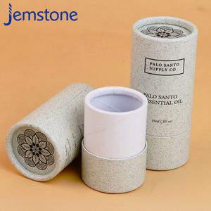 Envase de Cartón Biodegradable con Diseño Personalizado, Hecho con Materiales Reciclados, para Cosméticos, Cuidado de la Piel, Aceites Esenciales, en Forma de Cilindro - Product Image 2