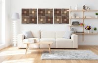 Panneaux muraux en bois Spesonic pour décoration murale, panneaux muraux en bois à lattes, design intérieur, insonorisation, design cannelé, feuille de placage de bois