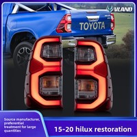 Feux arrière LED complets en gros avec design de lumière d'ambiance et de bienvenue pour Toyota Hilux 2015-2020