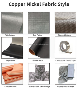Kostenlose Probe A4 Größe Diamant muster Silber faser gewebe <span class=keywords><strong>EMF</strong></span>-Abschirmung Strahlens chutz Leitfähiges Gewebe - Product Image 4