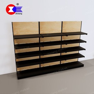 Yiwu nhà máy Bán buôn siêu thị Kệ hai mặt kim loại Hiển thị nội các cửa hàng bán lẻ Gondola kệ - Product Image 4