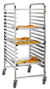 รถเข็นสแตนเลสอเนกประสงค์,อุปกรณ์บริการทำความสะอาดบาร์โรงแรมบริการเสิร์ฟอาหารรถเข็นมือถาดรถเข็นในครัว - Product Image 6