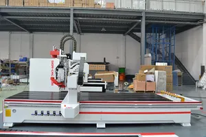 Mesin pemotong kayu 1300*2500mm CNC Router 3 sumbu Atc lemari kayu CNC Router 4 * 8FT CNC Router harga mesin pertukangan