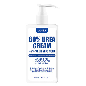 Crème hydratante nourrissante pour les mains et les pieds Huile de jojoba Aloe 60% Urée Crème pour les pieds Adoucir et soigner les peaux épaisses et craquelées - Product Image 5