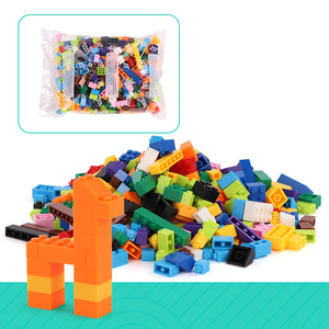 500 uds/500 gramos bloques de construcción de plástico sueltos Kit de construcción de placas de ladrillo básicas educativas para niños aptos con marcas líderes - Product Image 6