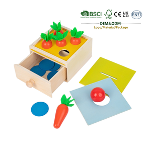 JET Montessori Toys Coin&amp;<strong>Ball</strong> 3-in-1 Drop Box Juguetes Sensoriales Material Coin Box Wooden Educational Toys for Kids - Product Image 1