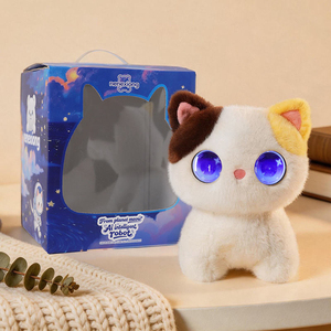 Robot <span class=keywords><strong>Chat</strong></span> Intelligent Interactif en Peluche Électrique Musical Chantant et Dansant, Jouet en Peluche en Coton PP, Cadeau pour Enfants, Compagnon Électronique, Vente en Gros - Product Image 1