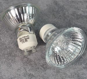 Lámpara Halógena <span class=keywords><strong>GU10</strong></span> PAR30 <span class=keywords><strong>50W</strong></span> 650LM 3500K Blanco Cálido, Base de Aluminio Reflectante, 110/220Vc MR16, Regulable, para Centros Comerciales y Hoteles - Product Image 1