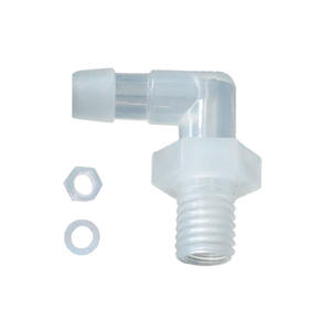 Codo Macho Tipo Pagoda 8-M10 con Juego Completo de Conector de Plástico, Tuerca de Manguera con Rosca Macho y Arandela para Maquinaria de Fabricación de Productos de Plástico - Product Image 1