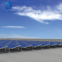 Système solaire au sol à installation économique, structure de montage photovoltaïque au sol, support solaire au sol durable