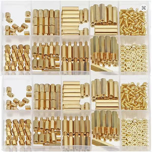 OKYN260305-31 Ensemble d'espacement hexagonal en laiton M2.5 de 280 pièces avec vis et écrous, boîte de commerce extérieur - Product Image 4