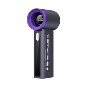 T-08 Portable USB/Battery Handheld <b>Fan</b> Quiet Motor <b>12V</b> Air Cooling Home Use More Five Wind Speed Options Comfortable Wearable - Product Image 5