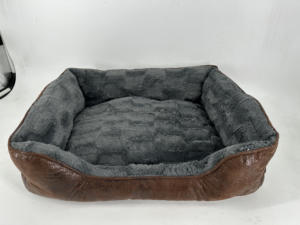 Longue peluche chat lits chat tapis rond doux lit pour chiens coussin pour animaux de compagnie chat lit dormir canapé tapis animal fabricant livraison directe - Product Image 5