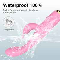 Vibrateur Lapin Étanche à Recharge USB avec 10 Modes de Vibration, Stimulateur Point G, Masseur Sexuel - Orgasme en un Clic
