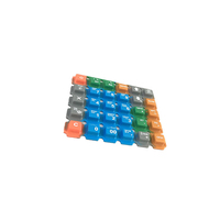 Couvre-boutons en caoutchouc silicone moulé sur mesure à haute élasticité, anti-âge, pour claviers numériques sans fil et panneaux d'instruments