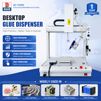 Distributeur de colle de bureau haute précision D&H, solution d'usine CNC de 20 ans pour l'assemblage électronique