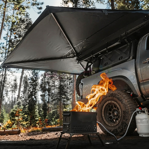 Auvent de voiture rétractable pour toit de voiture, tente de toit de voiture extérieure, auvent latéral autoportant à 270 degrés pour le camping - Product Image 1
