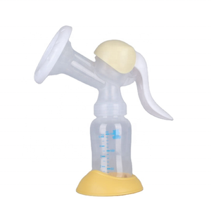 Bomba Manual portátil para <span class=keywords><strong>lactancia</strong></span> materna, bomba manos libres con botella de leche, de silicona, sin BPA, con patrón de Impresión Manual - Product Image 1