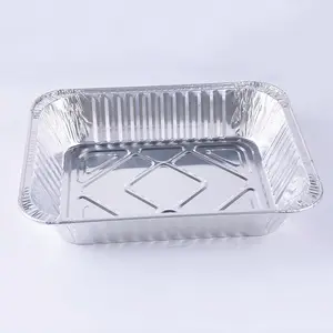 Aluminium folie container halbe größe dampf tabelle pan flach/Einweg Aluminium Dampf Tabelle Pan, flach, halbe Größe