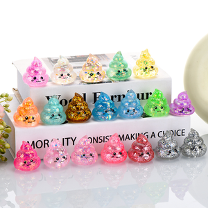 Boules de Maltose Scintillantes TPR Anti-Stress, Jouets de Décompression à Presser, Jouet Squishy Anti-Stress en Forme de Caca pour Enfants - Vente Chaude - Product Image 6