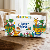 Lingettes pour bébé OEM Pure Water Formula, pour peaux sensibles, sans alcool, sans parfum, sans danger pour les nouveau-nés, lingettes humides douces pour bébé, en vrac