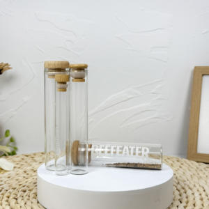 <b>Small</b> Test Tube with Cork Stopper <b>Glass</b> Spice Bottles Container <b>Jars</b> 30*60mm DIY Craft Transparent Straight <b>Glass</b> Bottle - Product Image 5