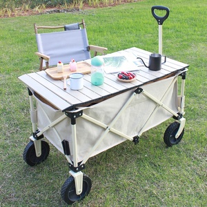 Carrito Plegable YILU para Camping y Playa, Carrito Plegable con Mesa de Aluminio Tipo Rollo de Huevo - Product Image 5