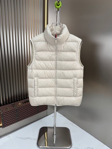 Chaqueta sin mangas para hombre, Mon Luxury Casual Fashion, 100% plumón, aislante, elegante, delgada, impermeable, básica, negra. - Product Image 3