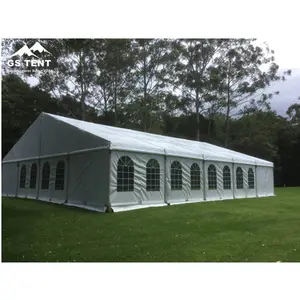 500 People Romantic Transparent Wedding Marquee Tent With Tables And Chairs