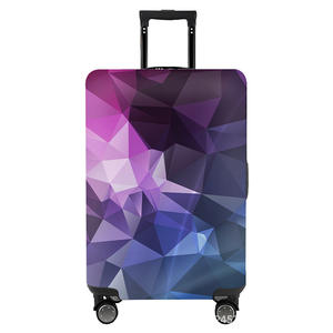 Funda Protectora para Maleta de Viaje, Elástica, Resistente al Desgaste, de Poliéster, con Diseño Geométrico, para Maletas de 20/24/28/30 Pulgadas - Product Image 4