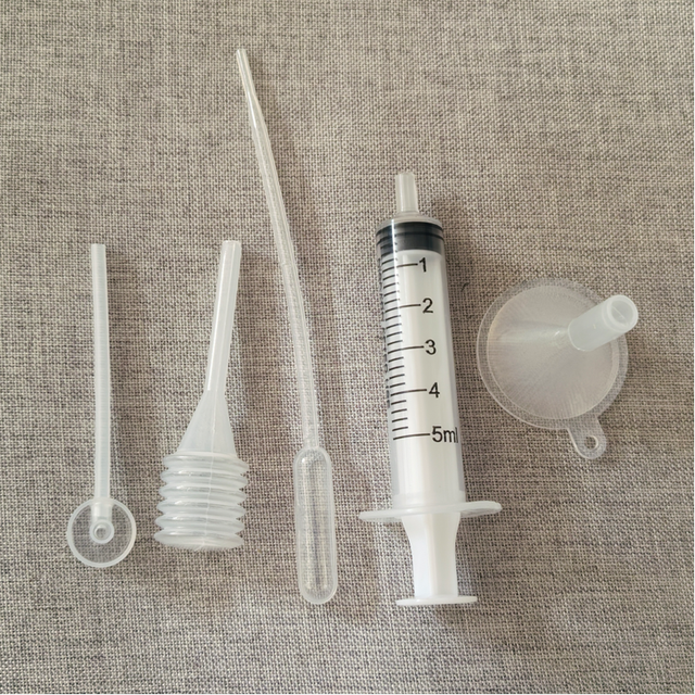 Wholesale Cheap Bulk Perfume Filling Tools Set with Syringe Small Funnel Dispensing Nozzle and Dropper