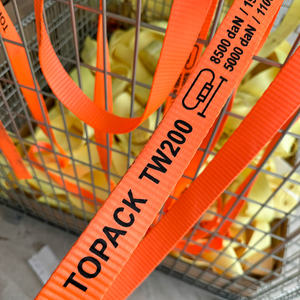 カスタムロゴ50mm幅2インチナイロン織りラッシングベルトストラップヘビーデューティポリエステルウェビングスリング貨物パッキング - Product Image 2