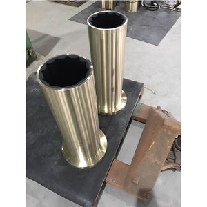 ลูกปืนครีบทองเหลืองสำหรับบูชแบบปรับแต่งได้ยางหล่อลื่นน้ำจากโรงงานจีน - Product Image 4