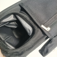 Organisateur de poussette, sac de rangement pour poussette avec 2 porte-gobelets, sac de rangement multi-poches pour accessoires de poussette