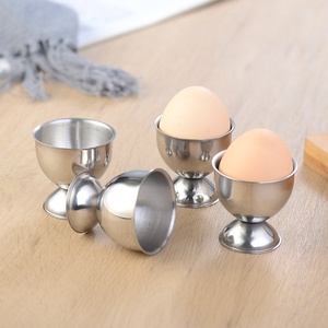 Soporte para <span class=keywords><strong>Huevos</strong></span> de Acero Inoxidable, para <span class=keywords><strong>Huevos</strong></span> Duros o Pasados por Agua, Base Metálica Resistente a la Corrosión, Bandeja Duradera - Product Image 4
