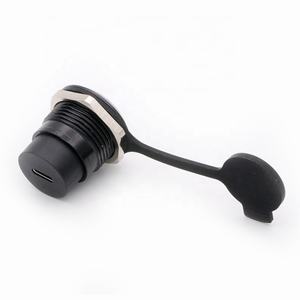 Connecteur de châssis de type <span class=keywords><strong>D</strong></span> Coupleurs de convertisseur de USB-C femelle à femelle de type C, <span class=keywords><strong>prise</strong></span> de bricolage à montage sur panneau de type C avec cache-poussière - Product Image 3