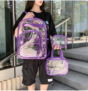 Custom <b>Clear</b> Pvc Backpack <b>Clear</b> <b>Plastic</b> <b>Bag</b> <b>Clear</b> Backpack Transparent Backpack - Product Image 6