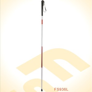 Bastón de Aluminio Ajustable en Altura Foshan Oriental White Cane FS936L de 41 Pulgadas para Personas Mayores, Ayuda para la Movilidad - Product Image 1