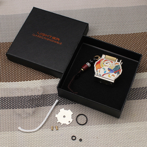 Encendedor de Metal HD588 Nuevo Mini con Rueda de <span class=keywords><strong>Encendido</strong></span>, Colgante Moderno Personalizado, Regalo Empresarial al por Mayor - Product Image 4