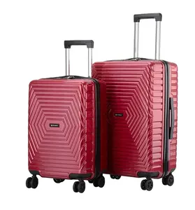Juegos de maletas populares, equipaje con ruedas de viaje, 4 ruedas, caja con ruedas ABS, juego de equipaje, maleta con ruedas para hombres y mujeres, viaje familiar