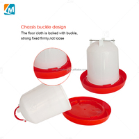 Équipement d'élevage avicole YYX LM74, abreuvoir à poulet pour cour arrière, abreuvoir à poulet en plastique avec bouteille