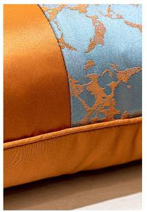 Housse de <span class=keywords><strong>coussin</strong></span> de <span class=keywords><strong>canapé</strong></span> d'hôtel de luxe personnalisée, <span class=keywords><strong>orange</strong></span>, jacquard, avec boucle métallique, pour <span class=keywords><strong>coussin</strong></span> lombaire - Product Image 6