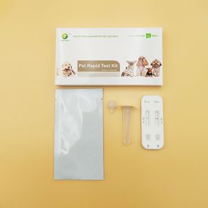 Kit de <span class=keywords><strong>test</strong></span> rapide 2 en 1 pour la détection des anticorps du virus de l'immunodéficience féline (FIV) et du virus de la leucémie féline (FeLV) chez les animaux, diagnostic vétérinaire - Product Image 1